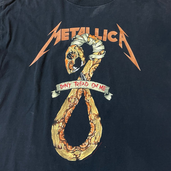 llica Don't Tread on Me Tシャツ　PUSHEAD Vintage Metallica Don't Tread on Me T-shirt (Pushead) – For All To