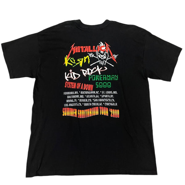 T-Shirt Vintage Rock Metallica – Manches Courtes, Confortable, Oversized – Idéal Fête Et Sport