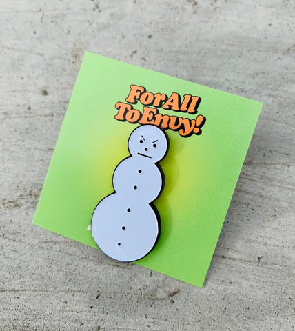 For All To Envy "Big Sno" Lapel Pin