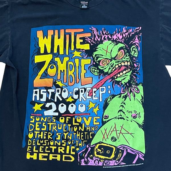 Vintage White Zombie 1995 T-shirt Astro Creep 2000 Tour Metal Rock