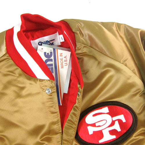 Vintage San francisco 49ers Chalk Line Jacket NWT 90s NFL