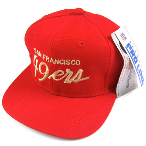 Vintage San Francisco 49ers Sports Specialties Script Snapback NFL
