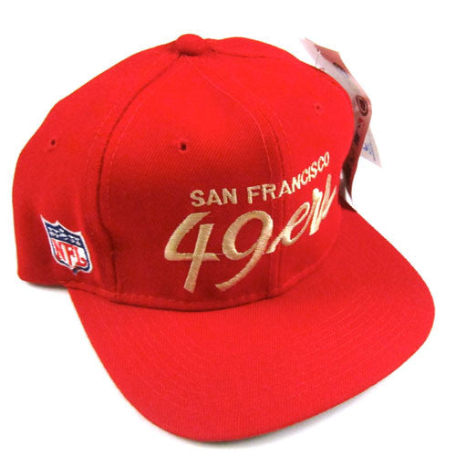 Vintage San Francisco 49ers Sports Specialties Script Snapback NFL
