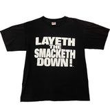 Vintage The Rock Layeth The Smacketh Down T-Shirt