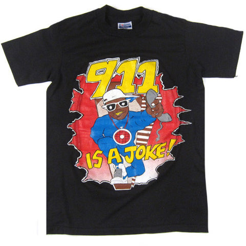 Vintage 911 Is A Joke Flava Flav Public Enemy T-shirt
