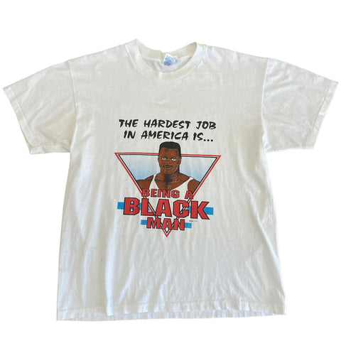 Vintage Hardest Job is Being a Black Man T-shirt
