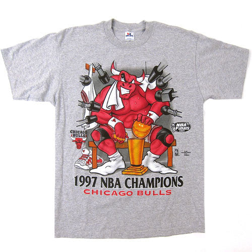 Vintage, Shirts, Vintage Chicago Bulls Championship Tee Shirt Xl