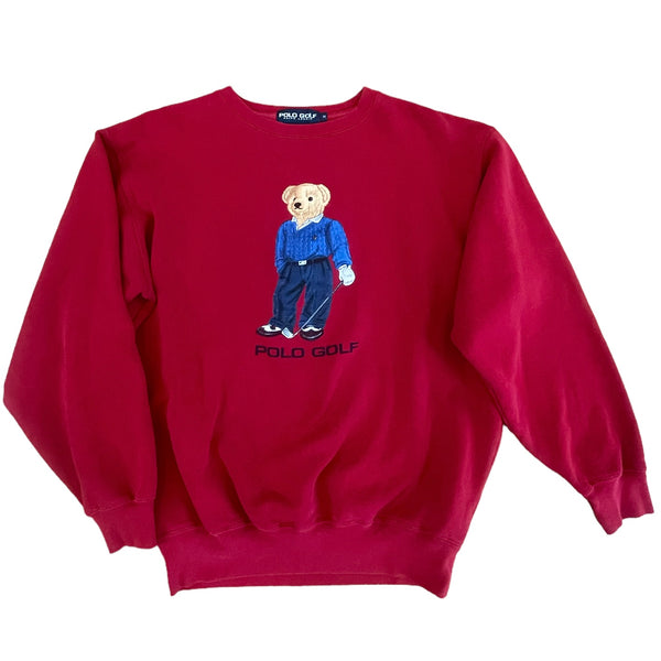 Vintage Polo Golf Bear Sweatshirt