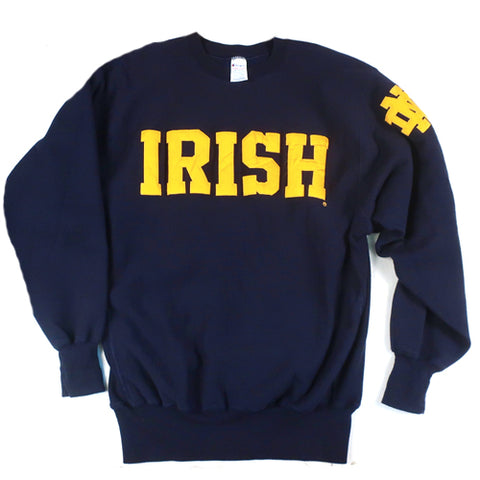 Vintage Notre Dame Champion Reverse Weave Crewneck Fighting