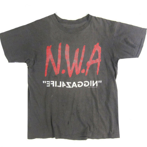Vintage N.W.A Fuck Tha Police T-Shirt Rap Hip Hop Eazy-E Dr. Dre