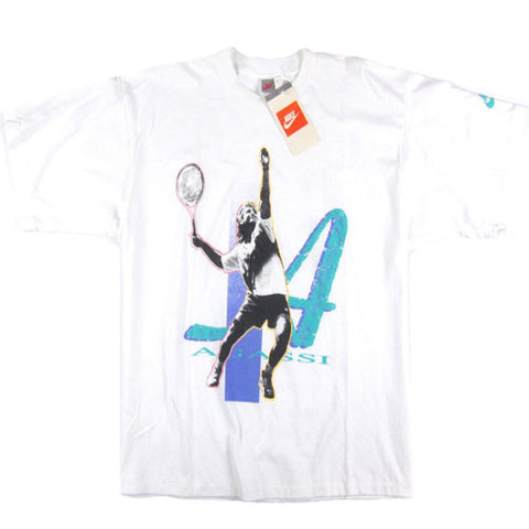 Andre agassi best sale tennis shirt