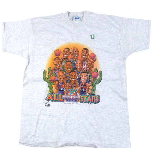 デッドストックSALEM NBAオールスター1995 TシャツXL★N20199 Vintage 1995 NBA All Star Weekend T-shirt Basketball Kemp