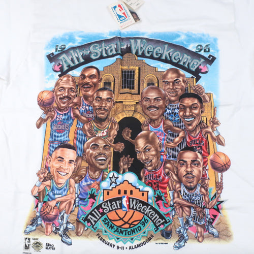 Vintage 1996 NBA All Star Weekend T-shirt Basketball Jordan Penny