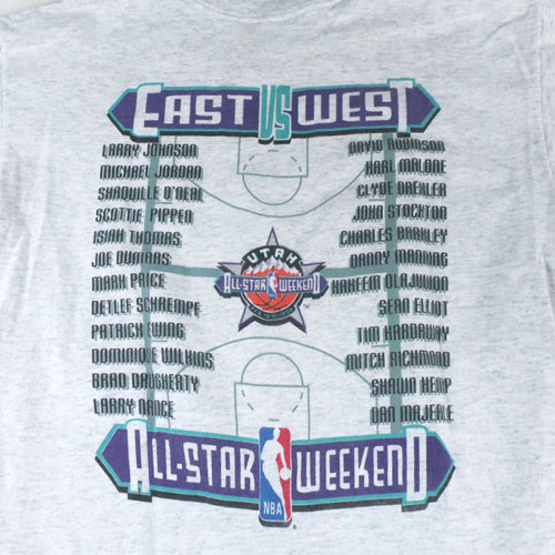 Vintage NBA All Star 1995 Caricature T-shirt Basketball – For All