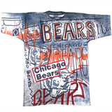 Vintage 1991 Chicago Bears All Over Print T-Shirt