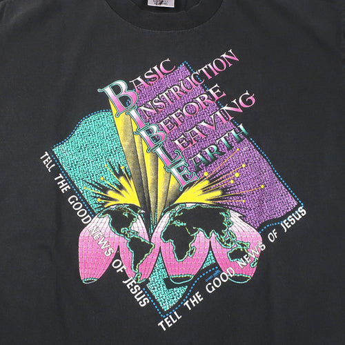 Vintage BIBLE T-shirt 90s Hip Hop Rap Gza Liquid Swords – For All