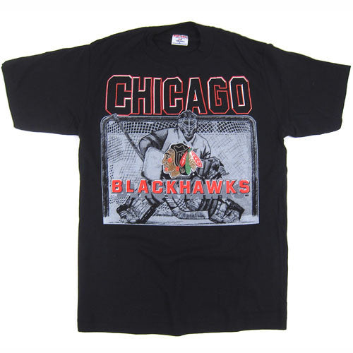 Vintage Chicago Blackhawks 90s Goalie t-shirt