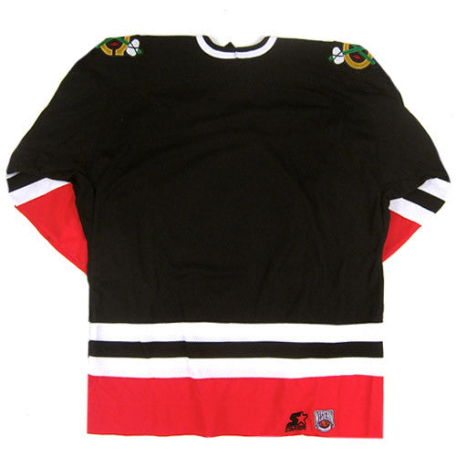 Chicago Blackhawks Vintage 1960's Knit Hockey Jersey - Eaton's TruLine #9.
