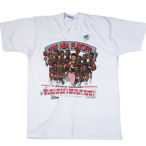 Vintage Portland Trailblazers 1990 T-shirt – For All To Envy