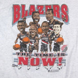 Vintage Portland Blazers 1992 Caricature T-shirt