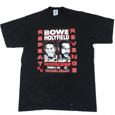 Vintage Bowe vs Holyfield T-Shirt 1993 Boxing Heavyweight 90s