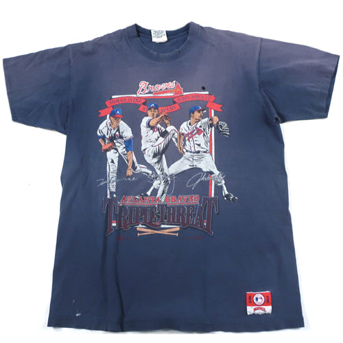 Vintage Atlanta Braves Glavine Smoltz Avery T-shirt MLB Baseball