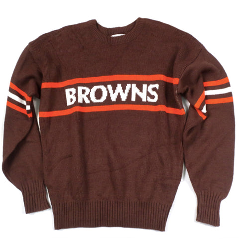 Vintage Cleveland Browns Cliff Engle Sweater 80s NFL Football Dawg