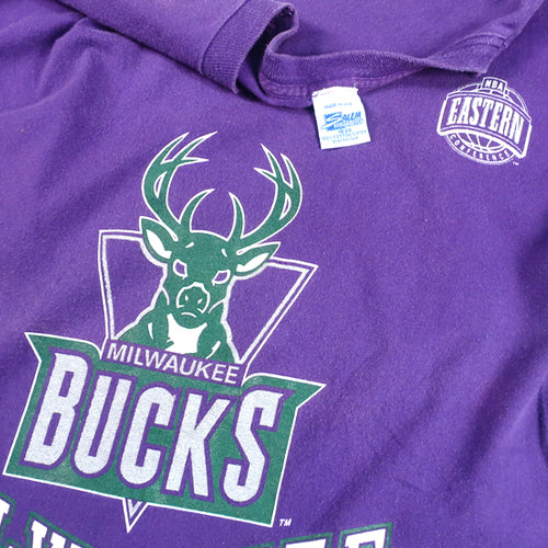 CustomCat Milwaukee Bucks Retro NBA Tie-Dye Shirt SpiderPurple / 4XL