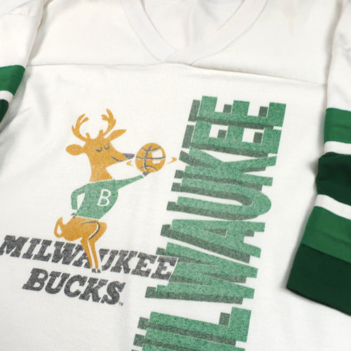 Vintage Milwaukee Bucks Tshirt 1970s NBA Basketball XL Extra