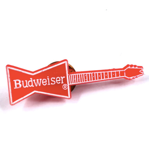 Vintage Budweiser Guitar Beer Pin