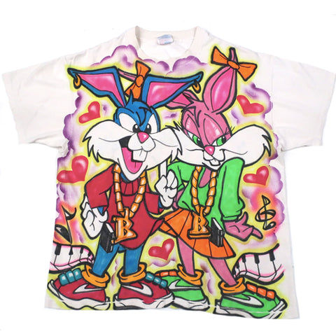 Vintage Bugs & Babs Bunny Airbrush T-shirt