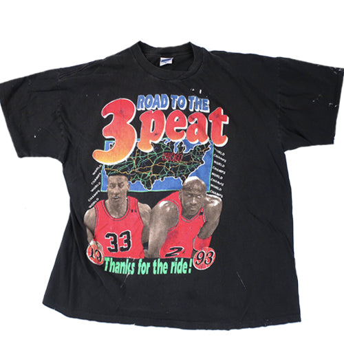 3 peat chicago bulls shirt