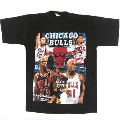 Vintage Chicago Bulls 1996 Champs T-Shirt NBA Basketball Pippen Rodman  Jordan – For All To Envy