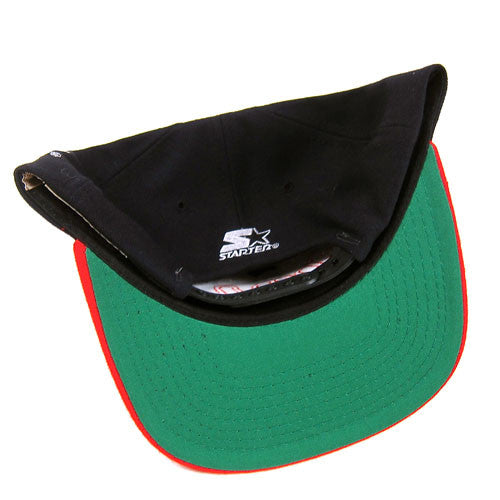 90sビンテージ　NBA CHICAGO BULLS STARTERキャップ Vintage STARTER Chicago Bulls NBA CHAMPIONS 91 92 93 96 97