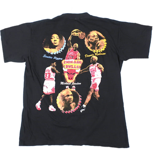Vintage Chicago Bulls 70 Wins T-Shirt Jordan Pippen Rodman NBA