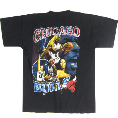 CHAMPION VINTAGE BULLS Tシャツ ジョーダン ブルズ L Vintage Chicago Bulls Champs T-Shirt NBA Basketball Pippen