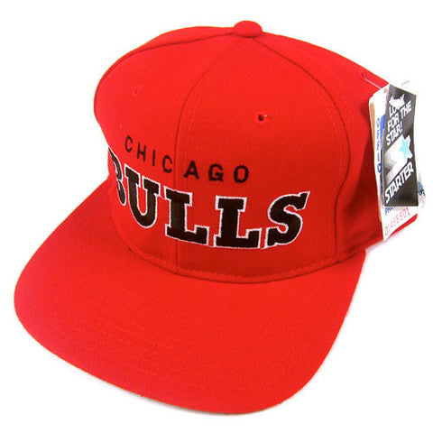Vintage Chicago Bulls Starter Snapback Hat NWT