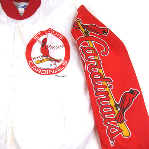 Satin Louisville Cardinals Chalk Line jacket Large vint