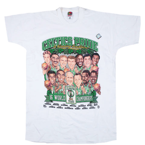 Vintage Boston Celtics Pride Caricature T-shirt