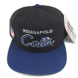 Vintage Indianapolis Colts Script Snapback Hat NWT