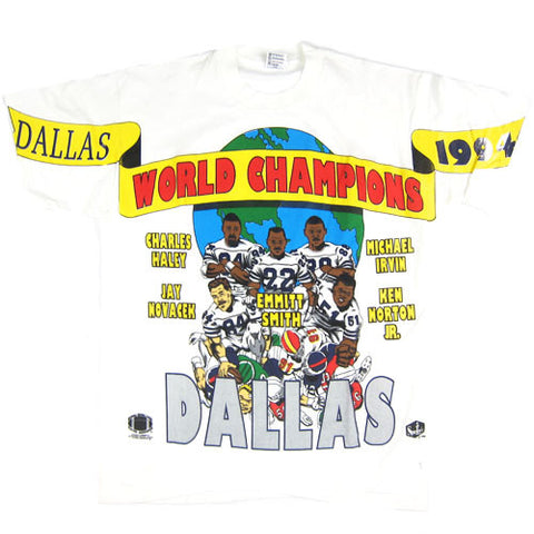 Vintage 1994 Dallas Cowboys World Champions T-shirt