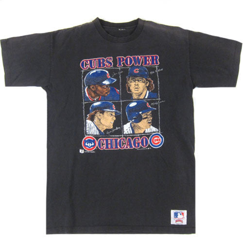 Vintage Chicago Cubs Power T-Shirt 90s MLB Baseball Grace Sandberg