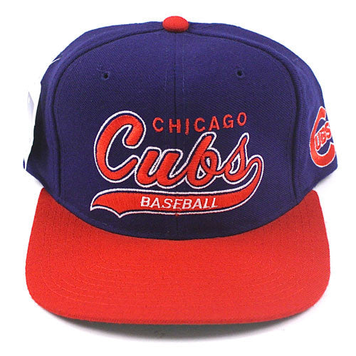Vintage Snapback Snap Back Chicago Cubs Starter Underscore Curve Script  90's MLB Baseball NWT New with Tag Sports Specialties Logo 7 – For All To  Envy