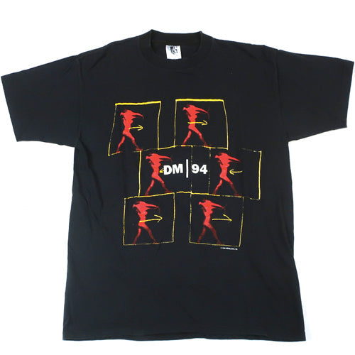 Depeche Mode Red Logo Uomo T-Shirt Carbone XL 100% Cotone Regular Depeche Mode Red Logo Uomo T-Shirt Carbone XL 100% Cotone Regular