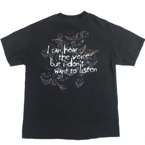 Vintage Disturbed T-shirt 2001 Band Metal Rock – For All To Envy