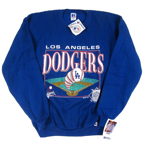 Vintage LA Dodgers 1992 Crewneck Sweatshirt NWT Los Angeles MLB Baseball  Deadstock – For All To Envy