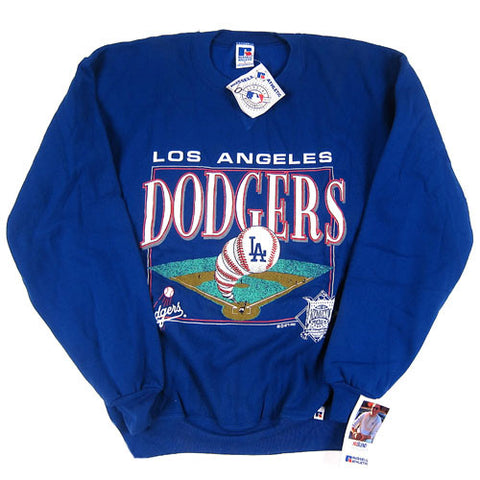 Vintage LA Dodgers 1992 Crewneck Sweatshirt NWT Los Angeles MLB