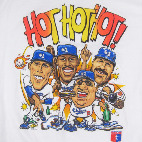 Vintage LA Dodgers Hot Hot Hot Caricature T-shirt MLB Baseball – For All To  Envy