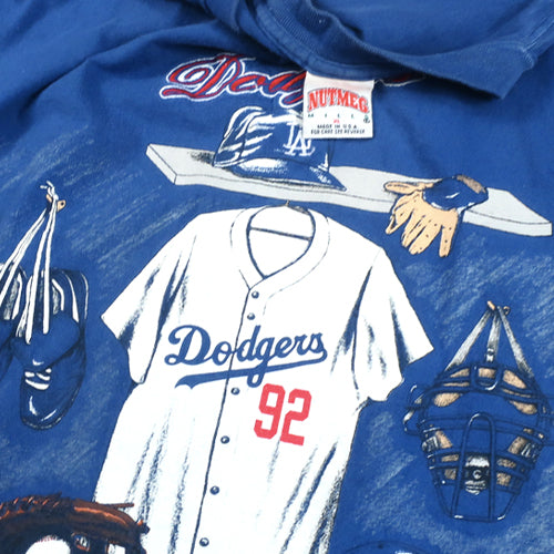 Vintage LA Dodgers T-shirt Los Angeles 1991 MLb baseball Nutmeg Mills – For  All To Envy