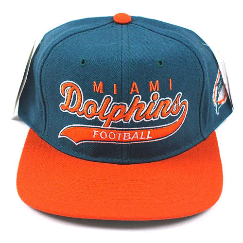 Vintage Snapback Snap Back Hat Miami Dolphins American Needle